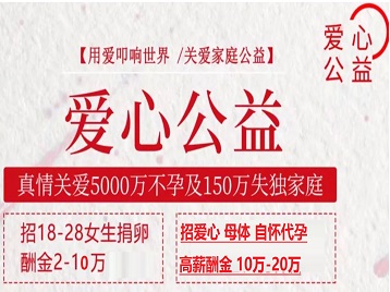 东兴捐卵助孕生子 爱心志愿者招募